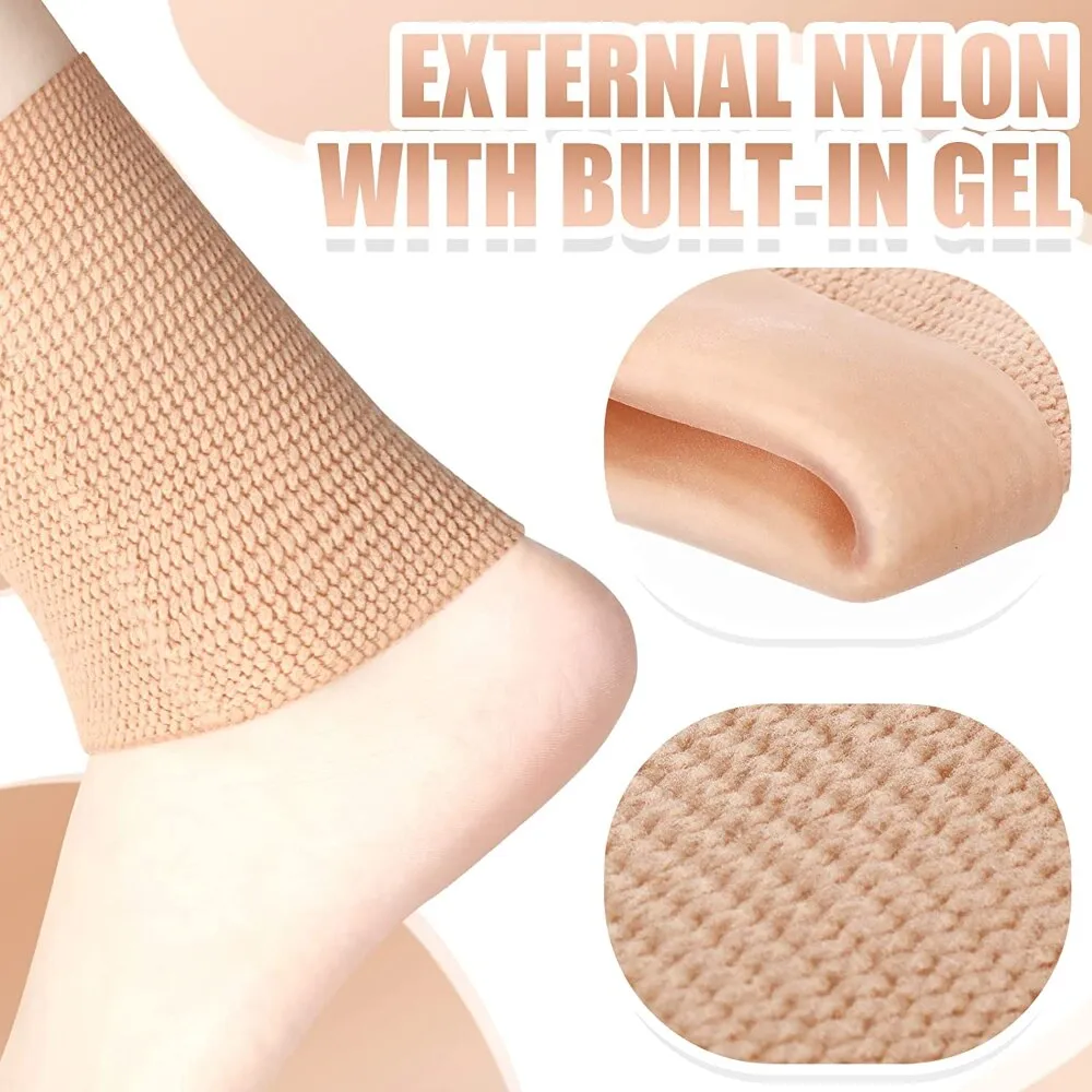 1/2 Pcs Ankle Gel Padded Skate Socks for Skating Riding