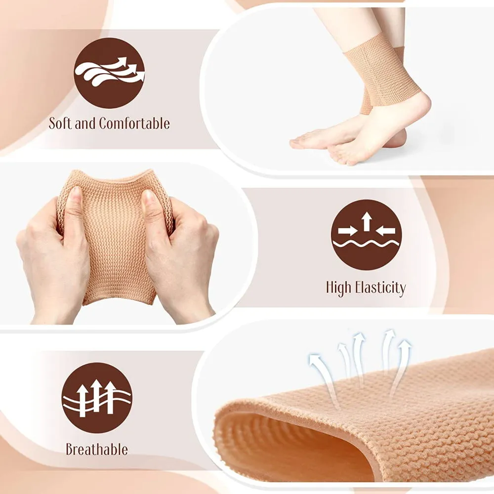 1/2 Pcs Ankle Gel Padded Skate Socks for Skating Riding