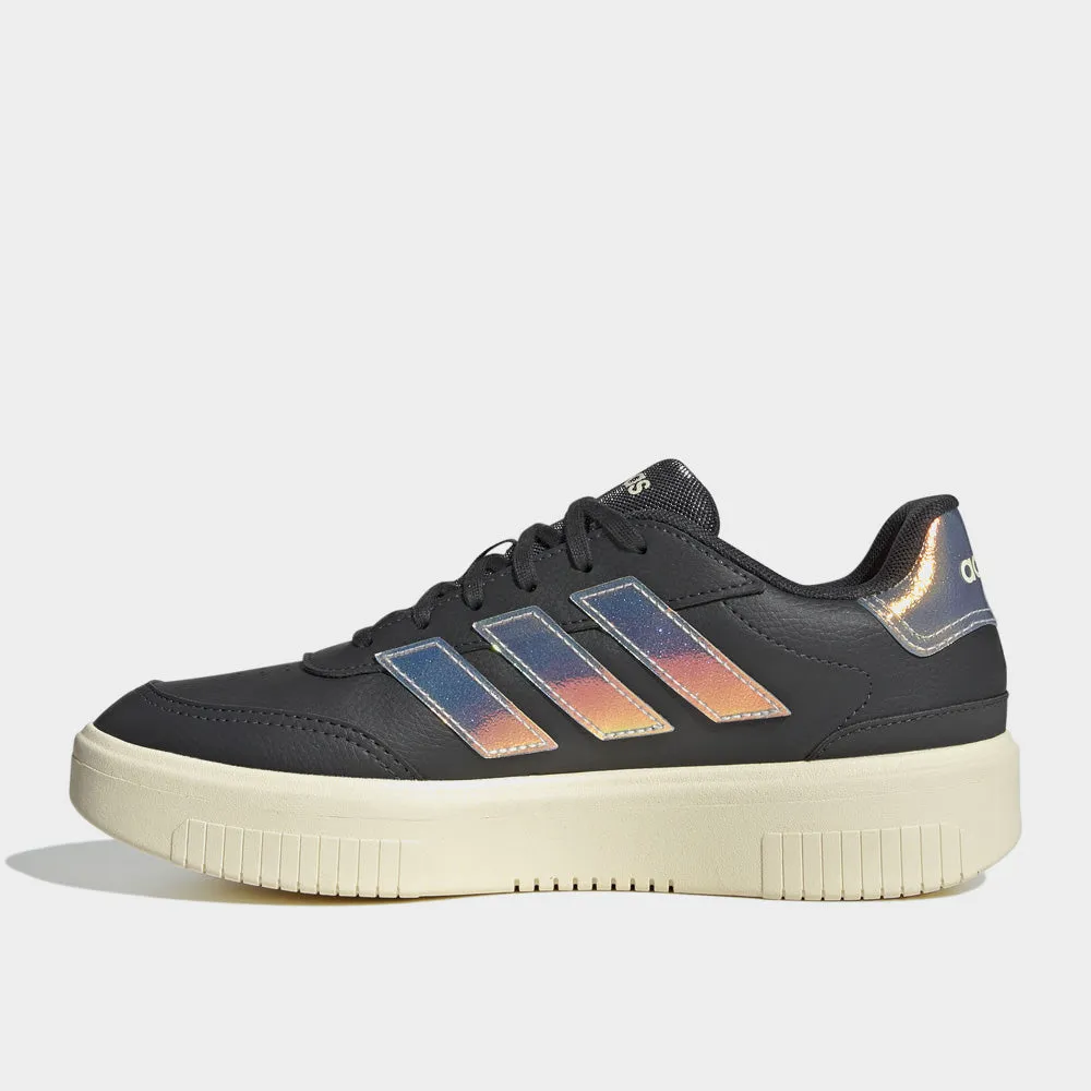 Adidas Women's Courtblock Bold Sneaker Black/multi _ 183234 _ Black