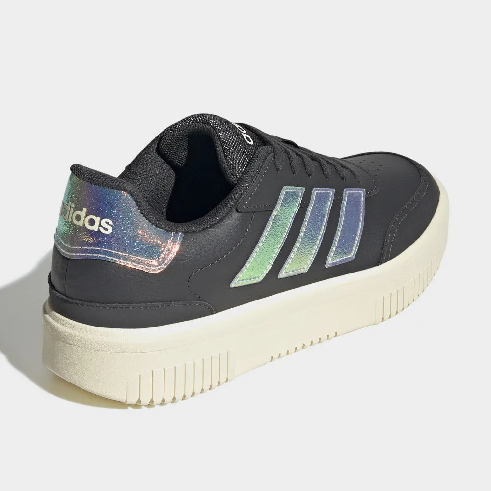 Adidas Women's Courtblock Bold Sneaker Black/multi _ 183234 _ Black