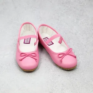 Alia Girls Classic Leather Ballet Flats