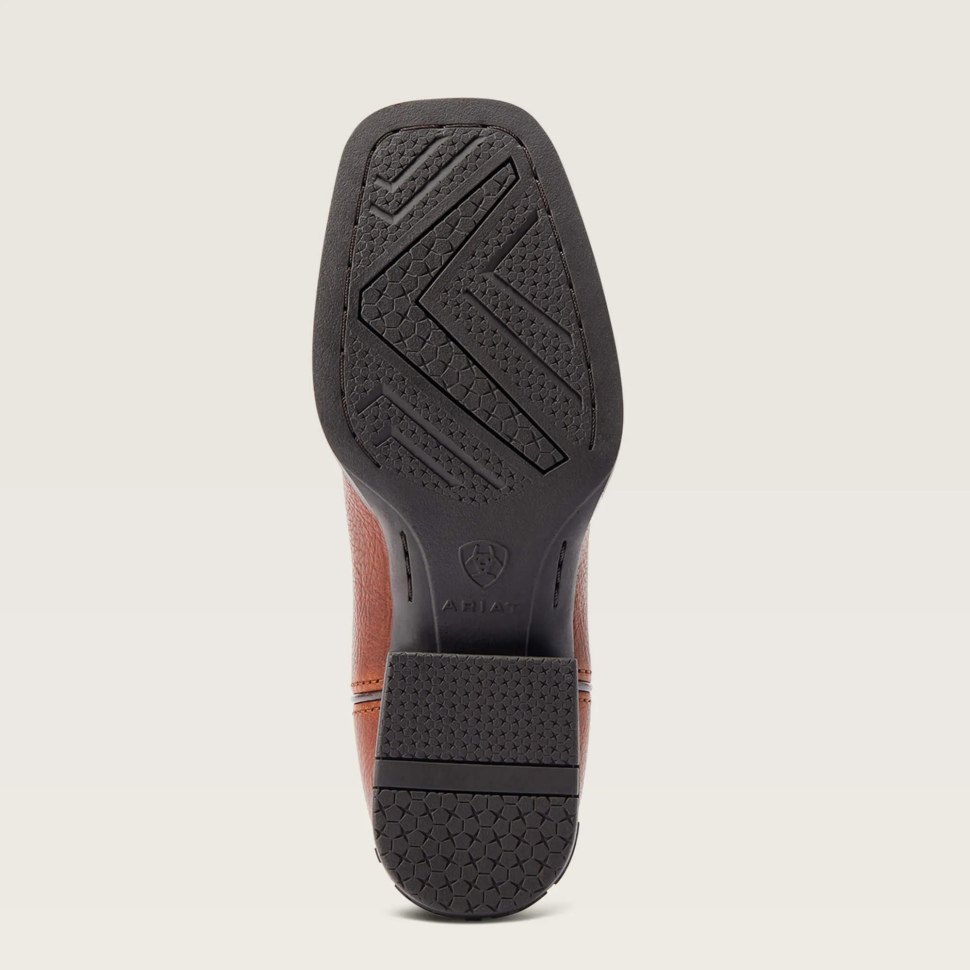 Ariat Kid's Round Up Wide Square Toe Boot - Spiced Cider/Desert Scene