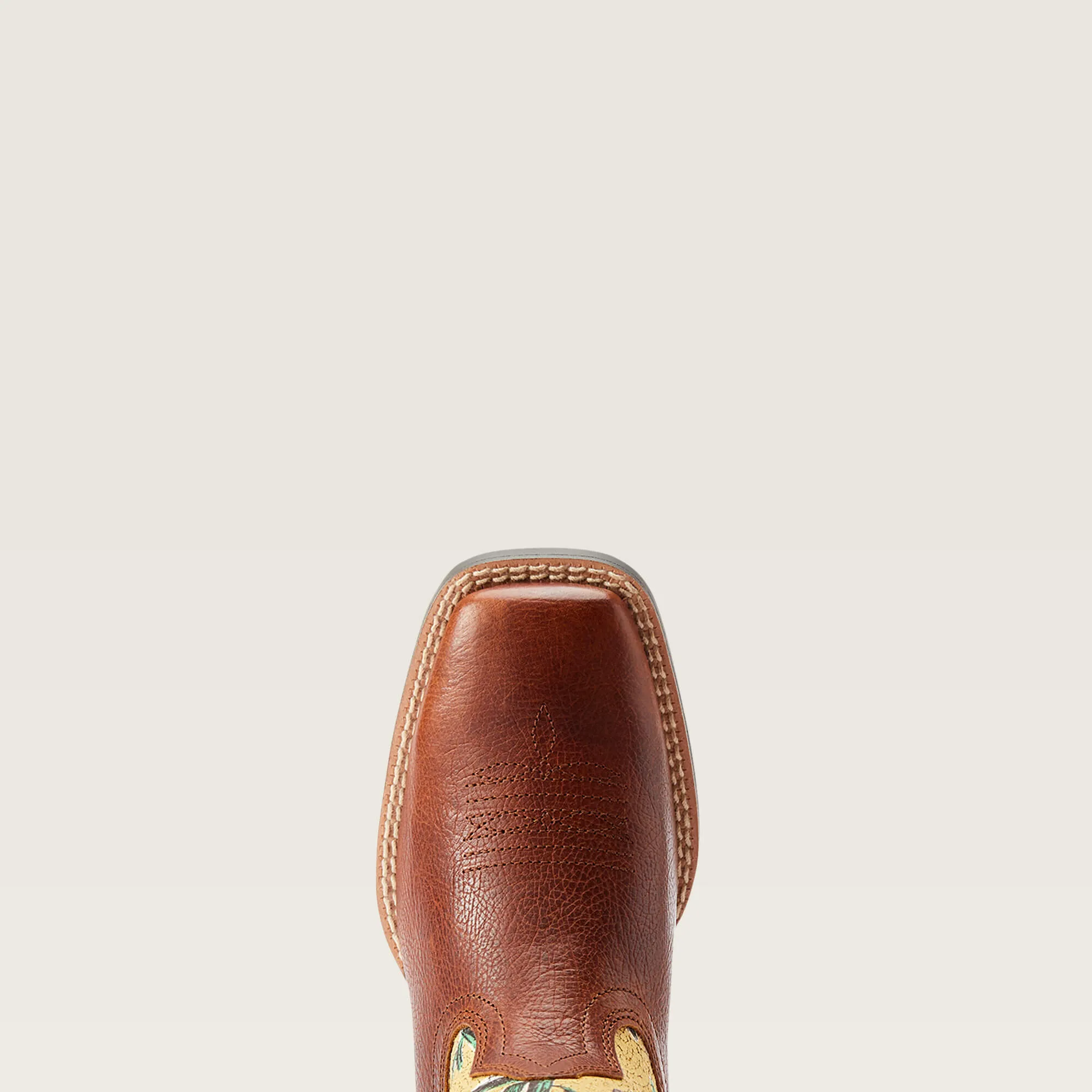 Ariat Kid's Round Up Wide Square Toe Boot - Spiced Cider/Desert Scene