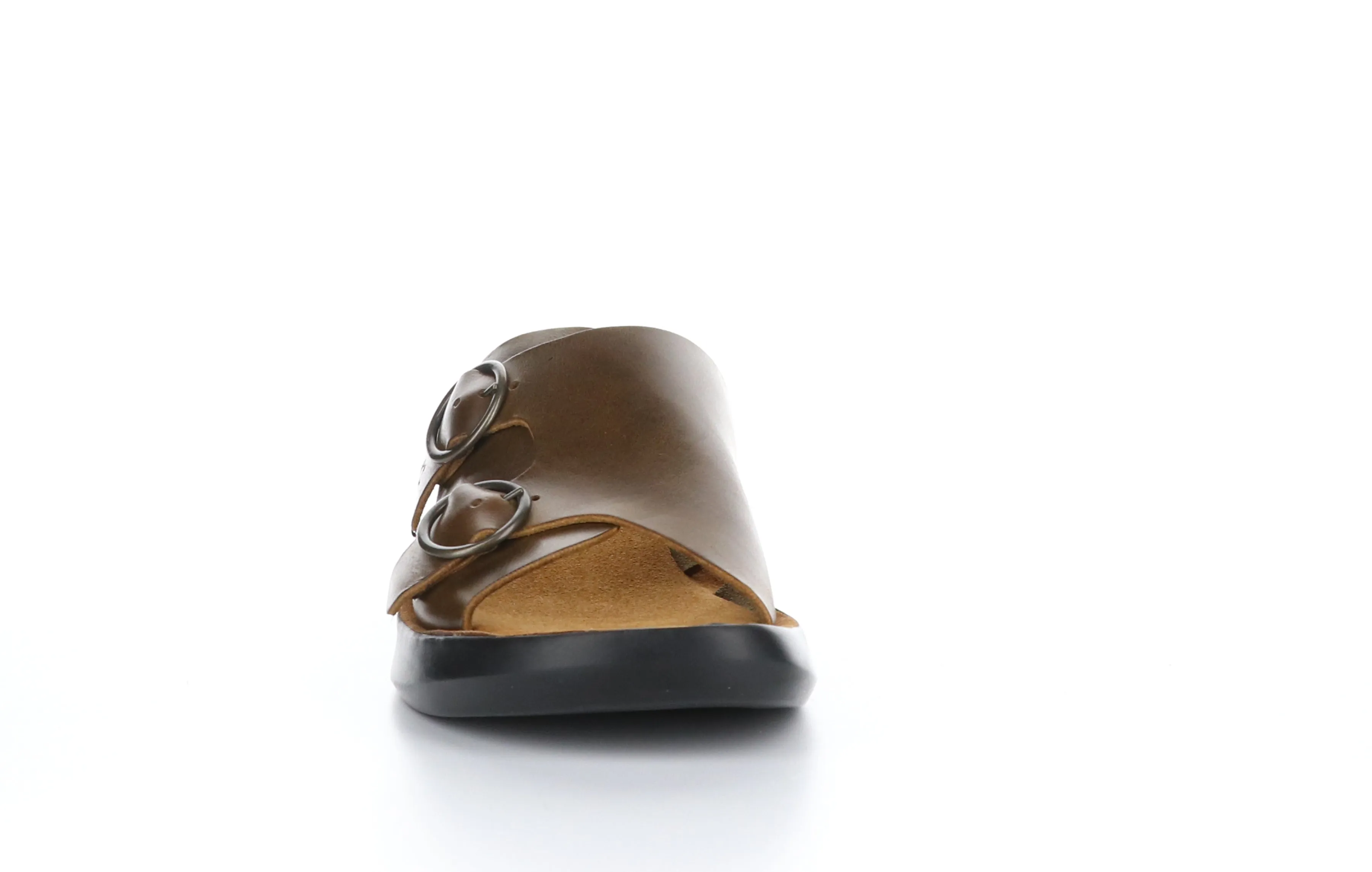 BAIT742FLY Bridle Camel Open Toe Mules