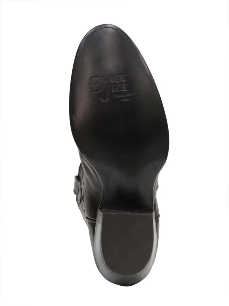 Black Jack BK405-64 Mens Ranch Hand Western Boots Black