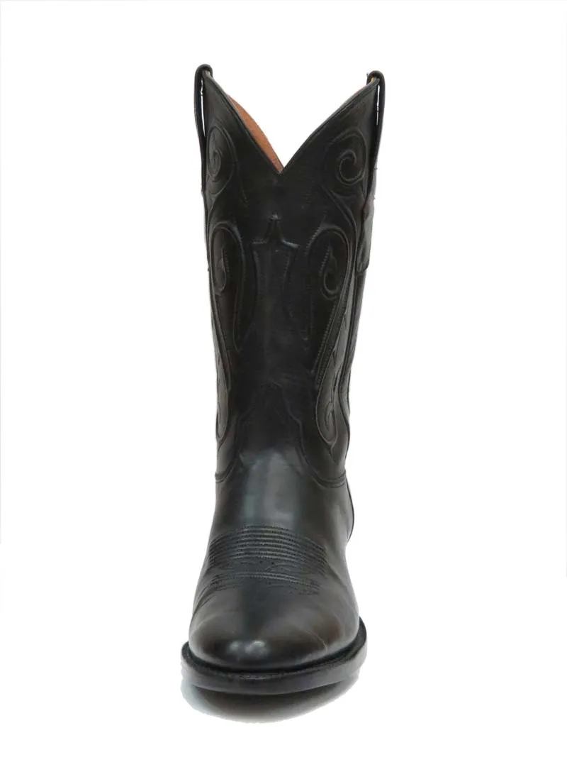 Black Jack BK405-64 Mens Ranch Hand Western Boots Black