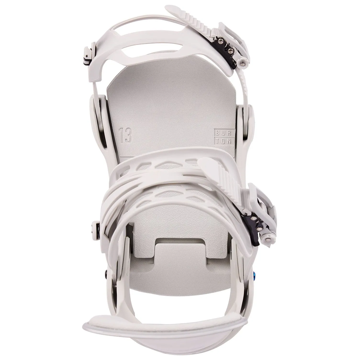 Burton Cartel Mens Snowboard Bindings Grey Cloud