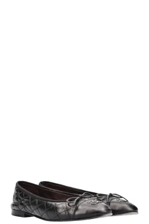 CHANEL Classic Ballet Flats Black