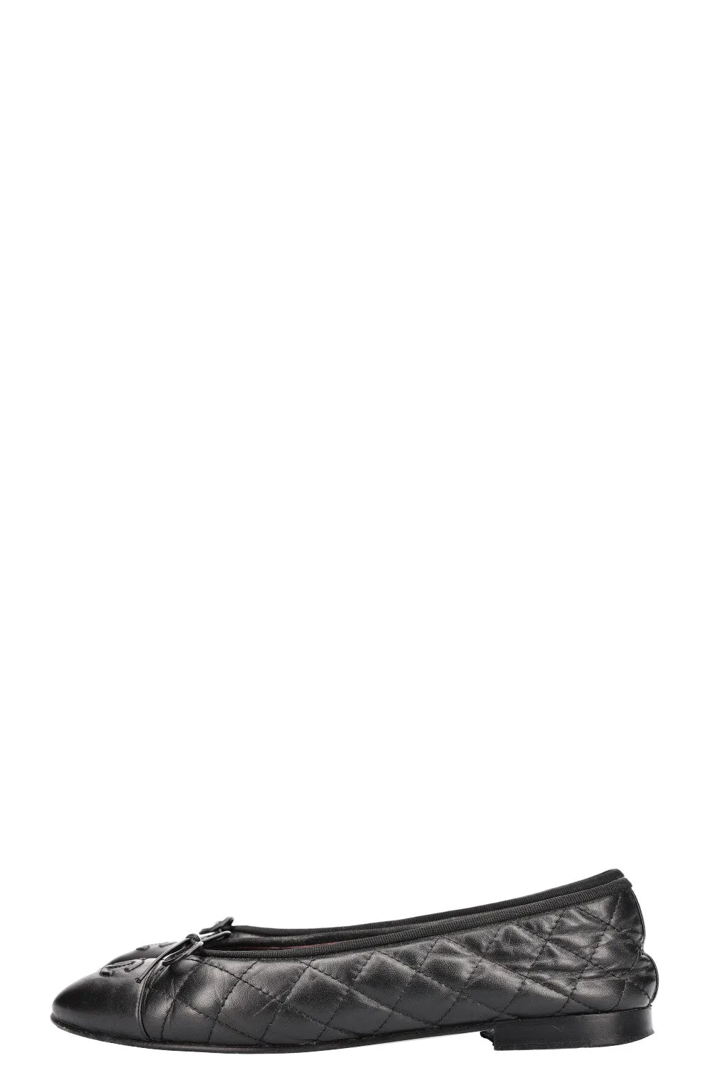 CHANEL Classic Ballet Flats Black