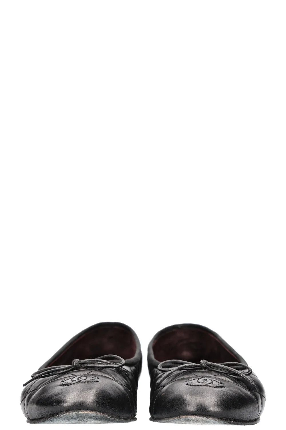 CHANEL Classic Ballet Flats Black