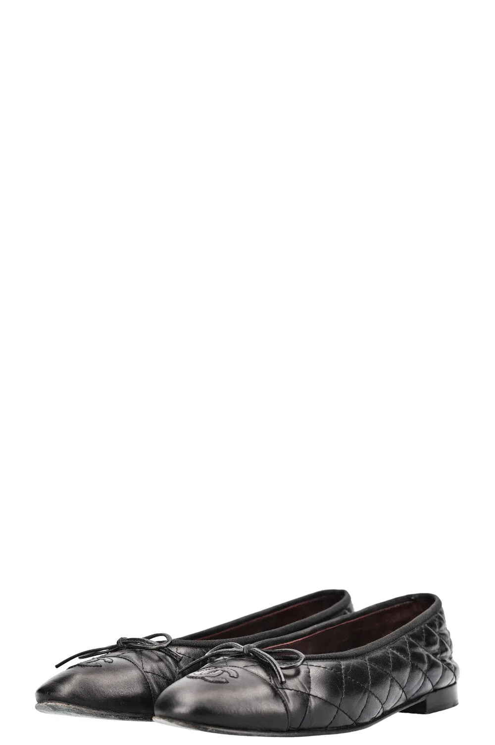 CHANEL Classic Ballet Flats Black