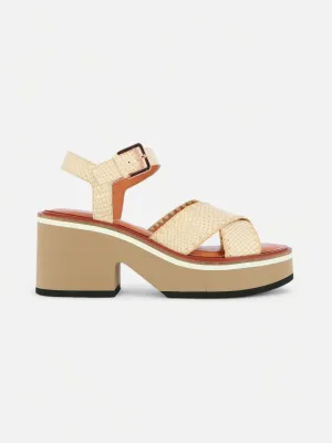 CHARLINE, white python effect || OUTLET
