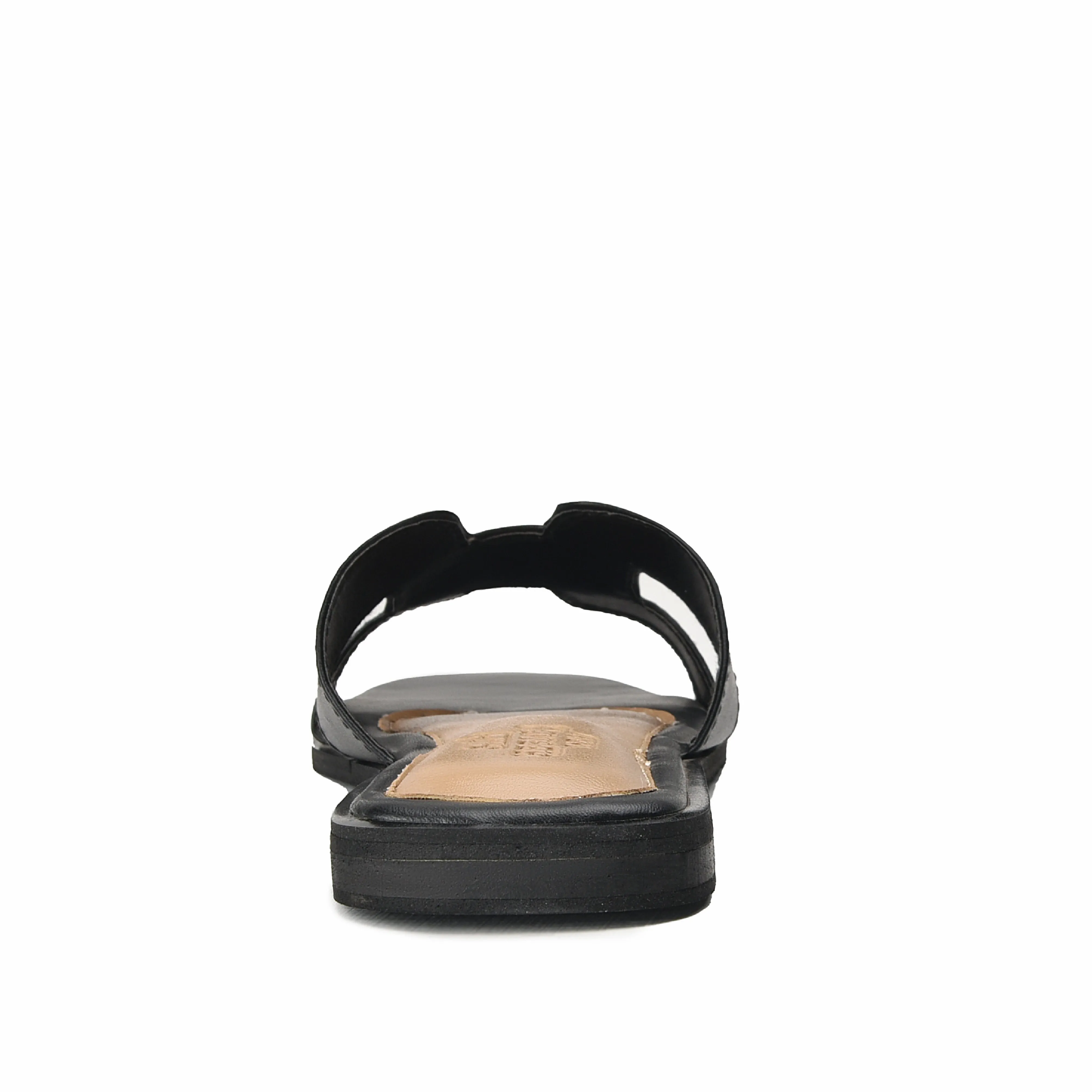 Classic Black Slide Flats | 538J-C