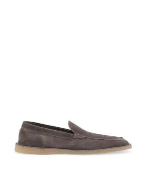 Dolce & Gabbana DG-plaque suede loafers