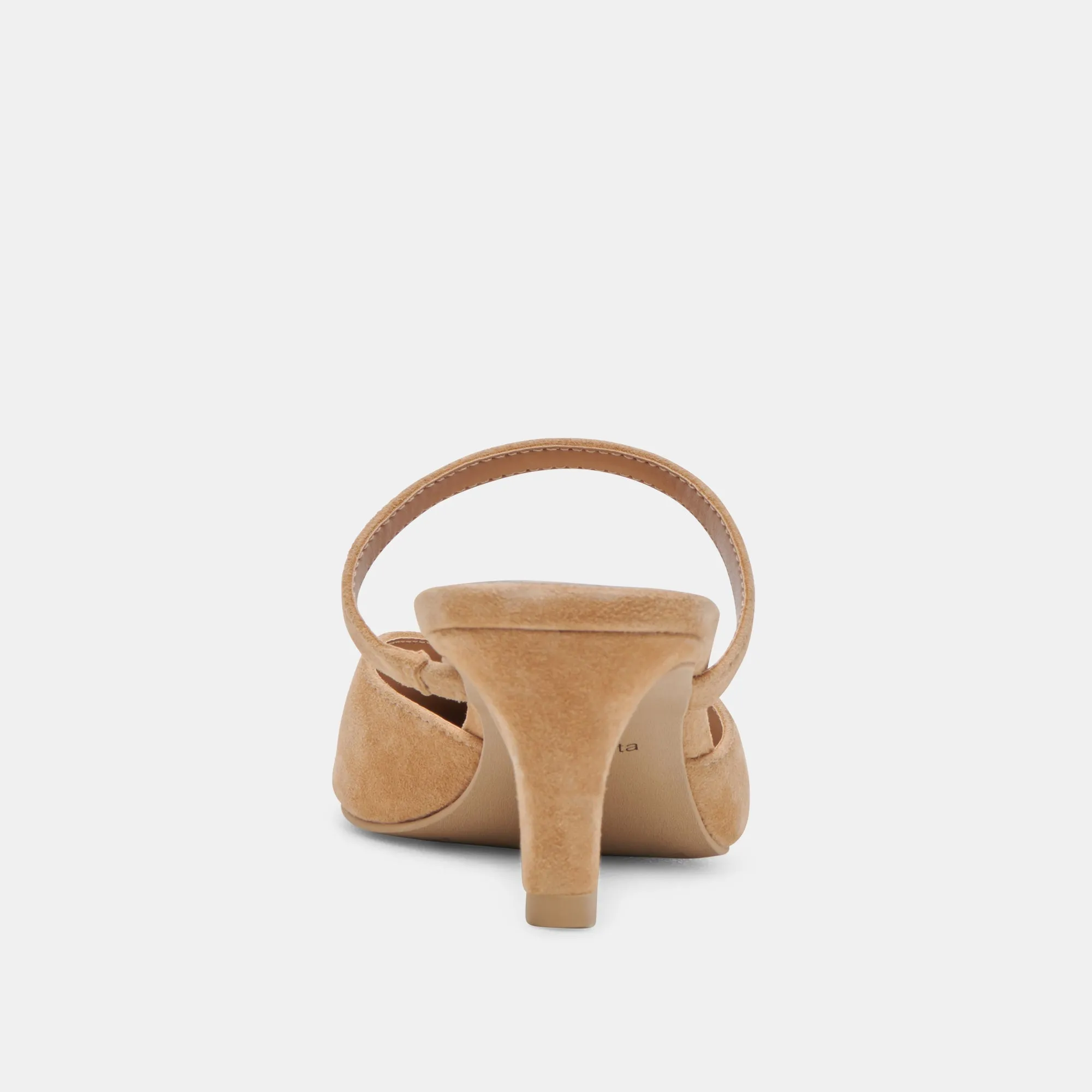 Dolce Vita Kanika Mid Heels in Tan Suede