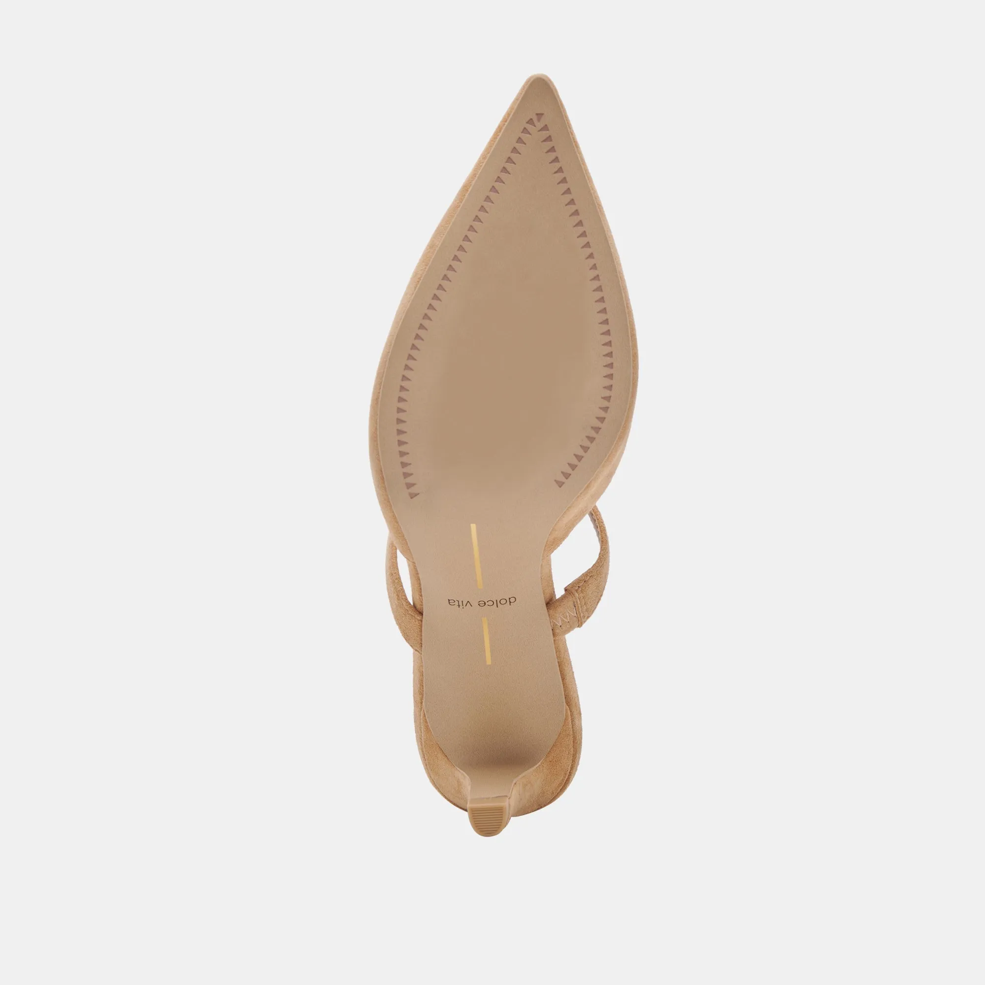 Dolce Vita Kanika Mid Heels in Tan Suede