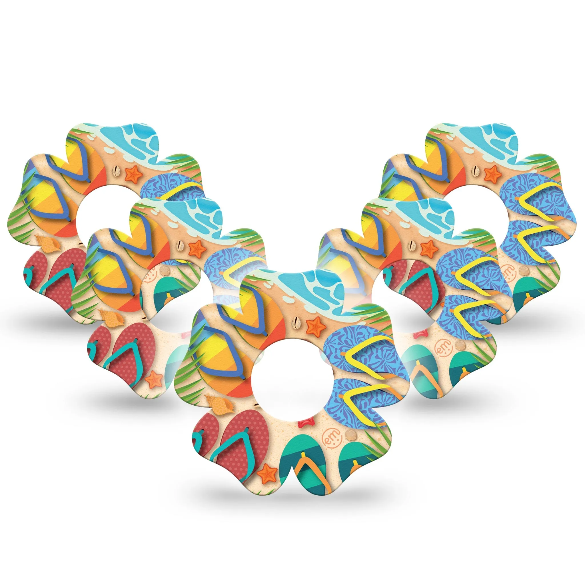 Flip Flops Infusion Set Flower Tape