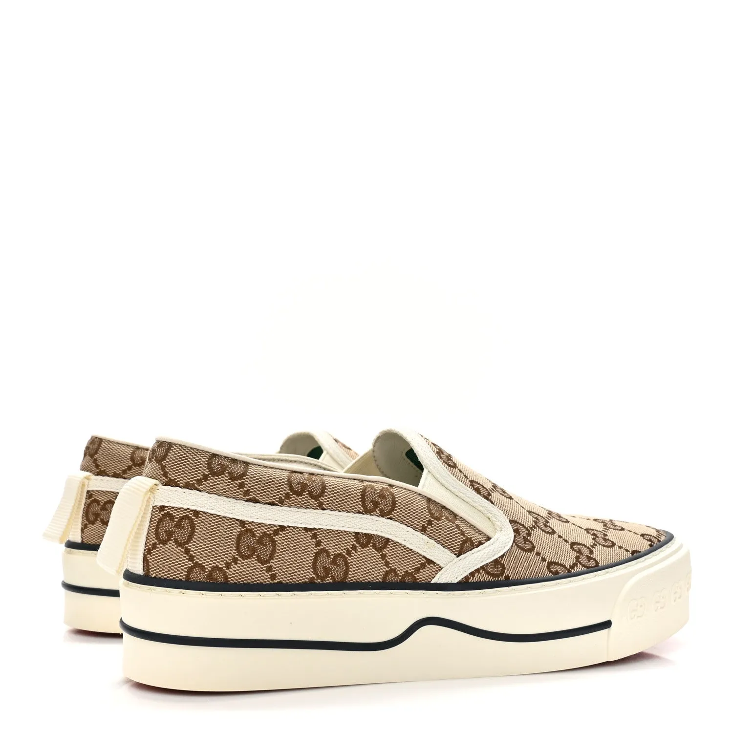 GUCCI GG MONOGRAM TENNIS 1977 SLIP-ON SNEAKERS