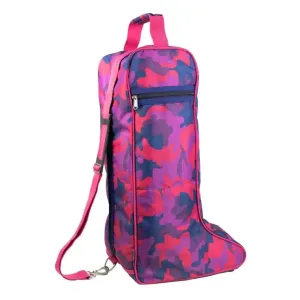 Hy Equestrian DynaForce Boot Bag Raspberry / Navy