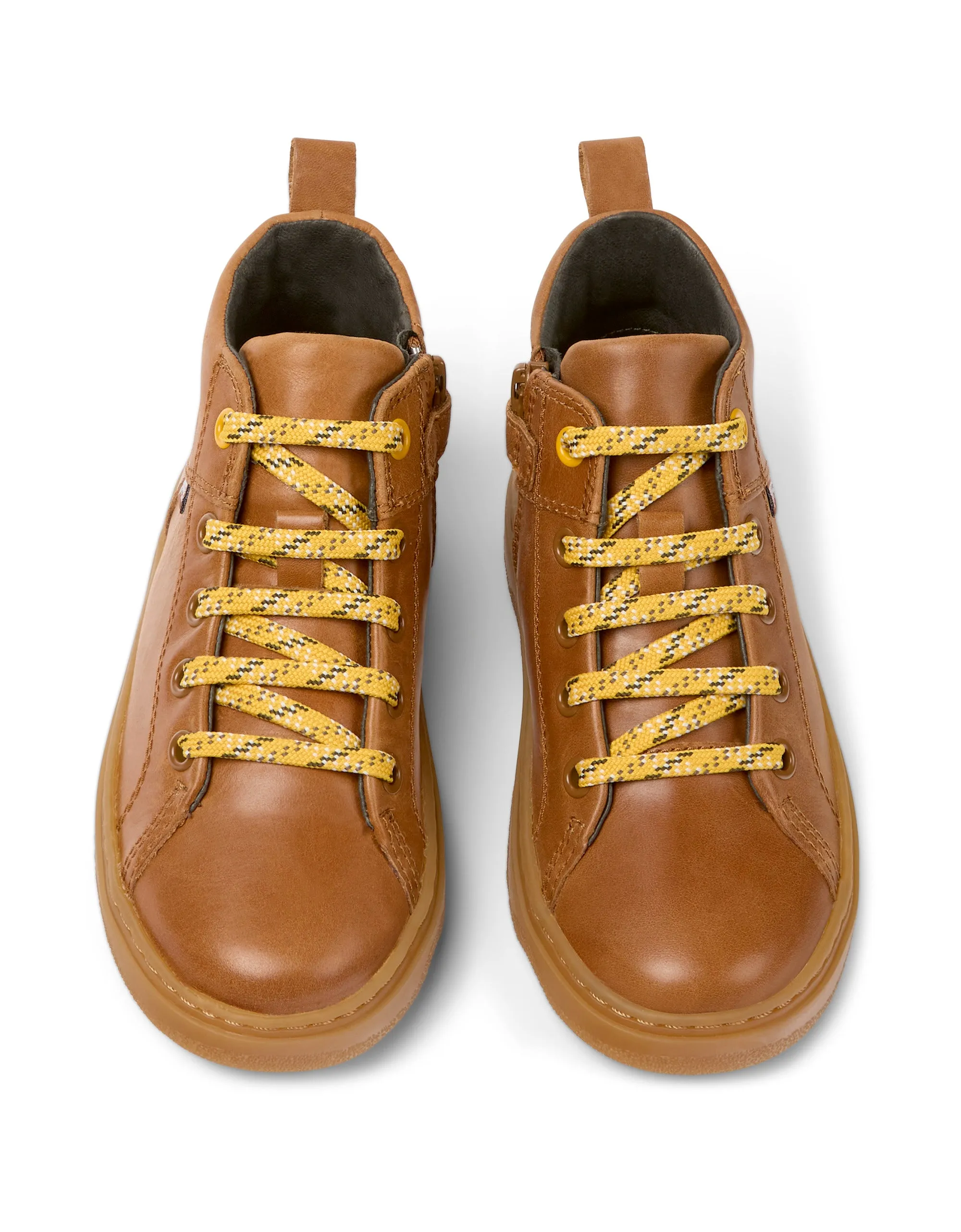 KIDDO BROWN LEATHER SHOE
