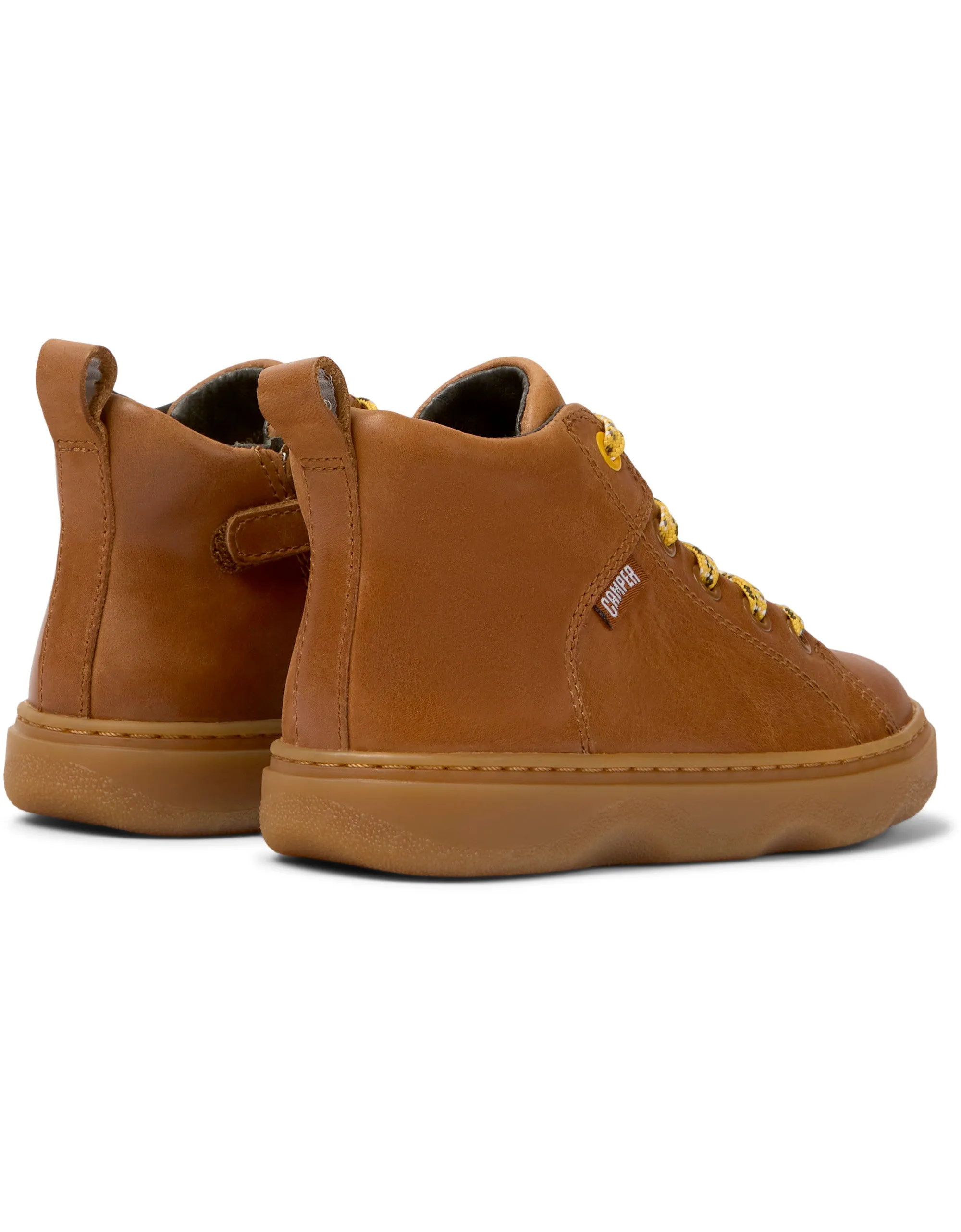 KIDDO BROWN LEATHER SHOE