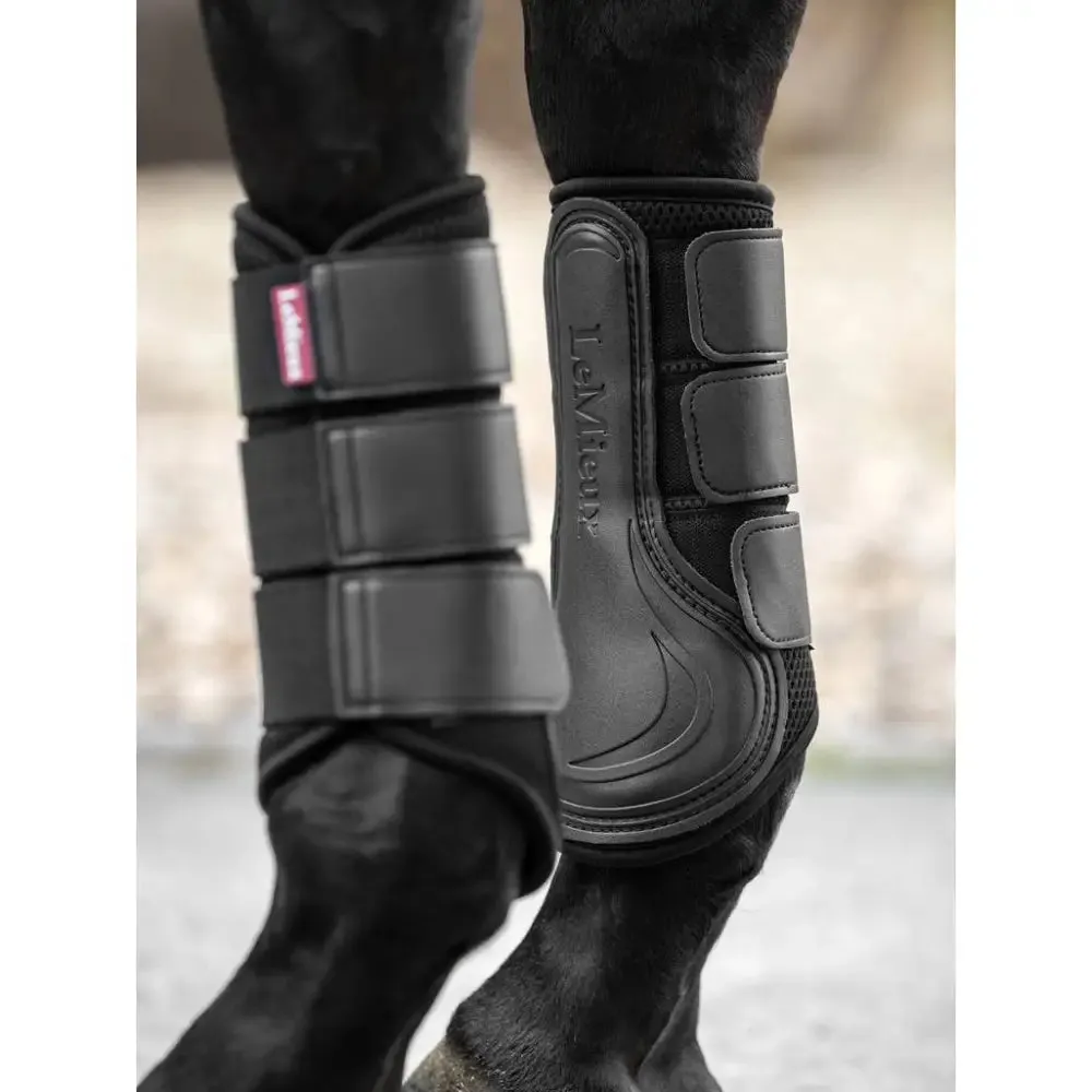 LeMieux Mesh Brushing Boot Black