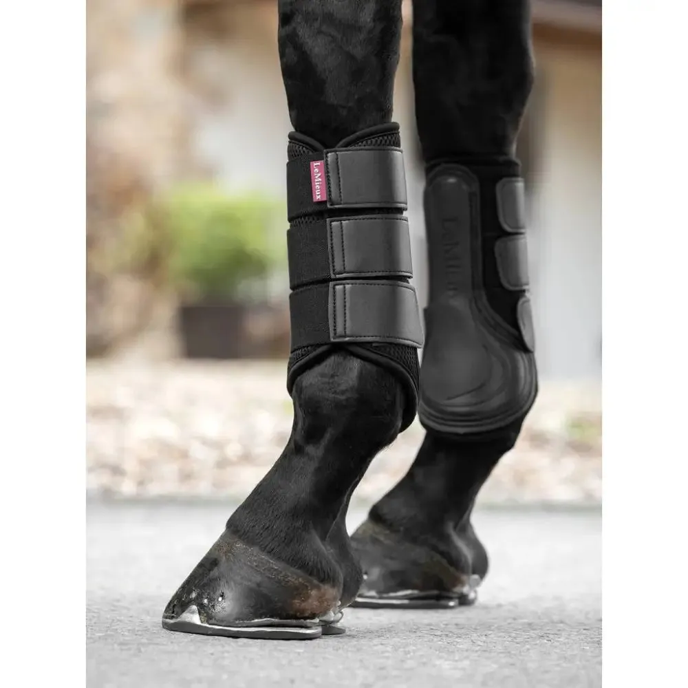 LeMieux Mesh Brushing Boot Black