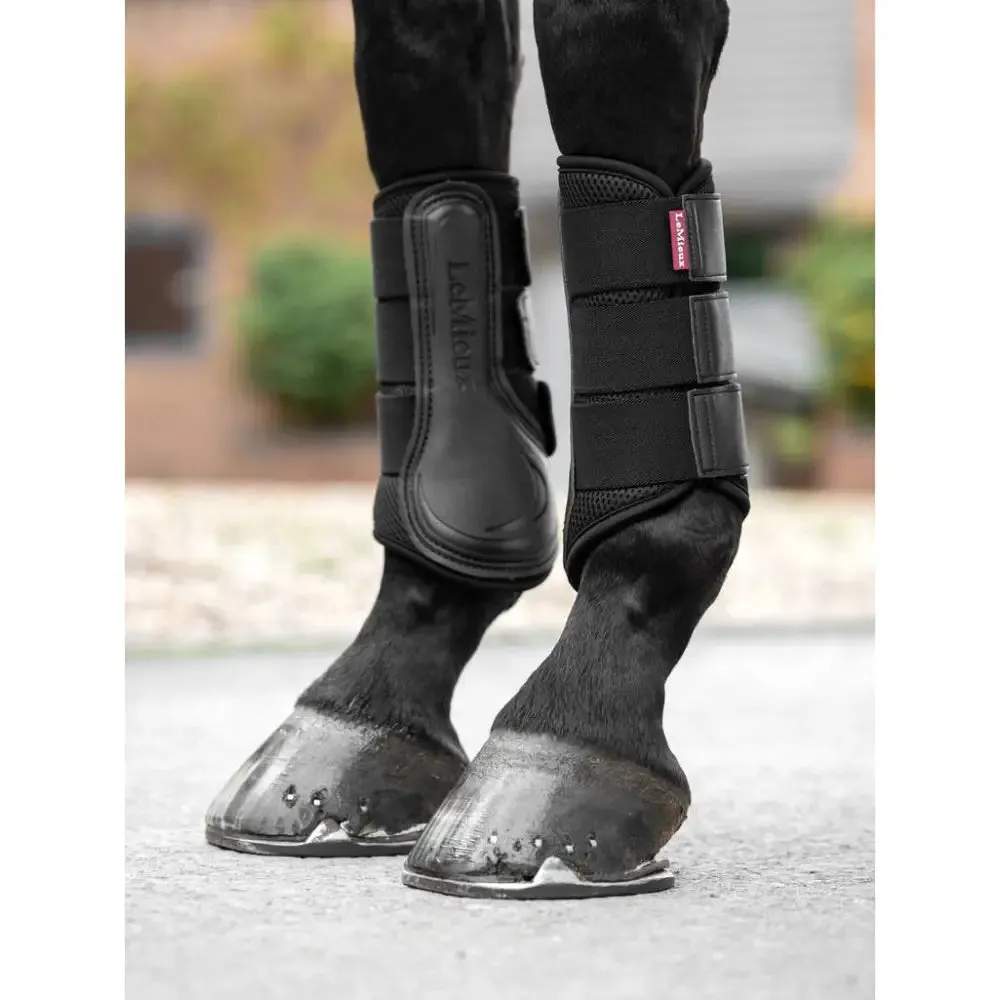 LeMieux Mesh Brushing Boot Black