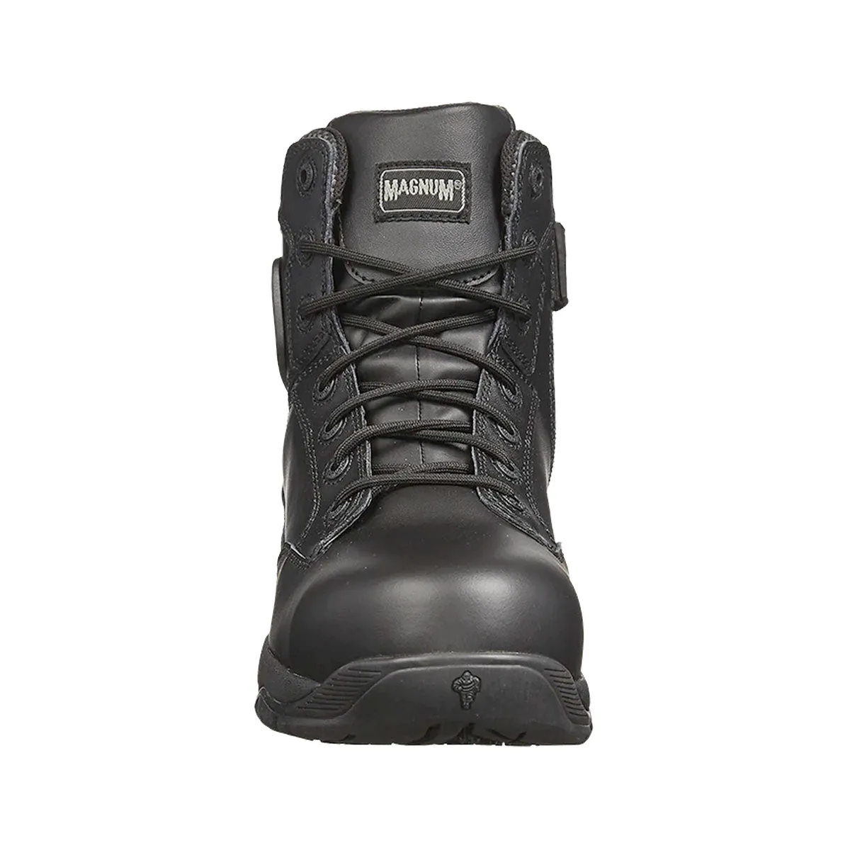 Magnum Strike Force 6.0 Leather Side-Zip Composite Toe Waterproof Women's Boot Black MSF655