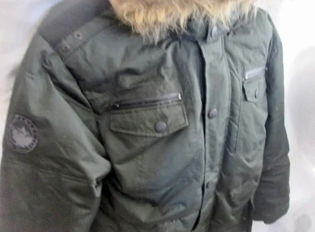 Mens CANADA WEATHERGEAR SUPER TRIPLE GOOSE DOWN JACKET Coat Puffer Winter XL GREEN BLACK