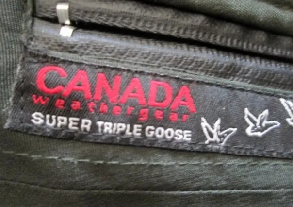 Mens CANADA WEATHERGEAR SUPER TRIPLE GOOSE DOWN JACKET Coat Puffer Winter XL GREEN BLACK