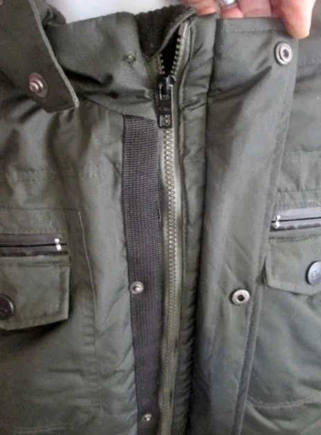 Mens CANADA WEATHERGEAR SUPER TRIPLE GOOSE DOWN JACKET Coat Puffer Winter XL GREEN BLACK