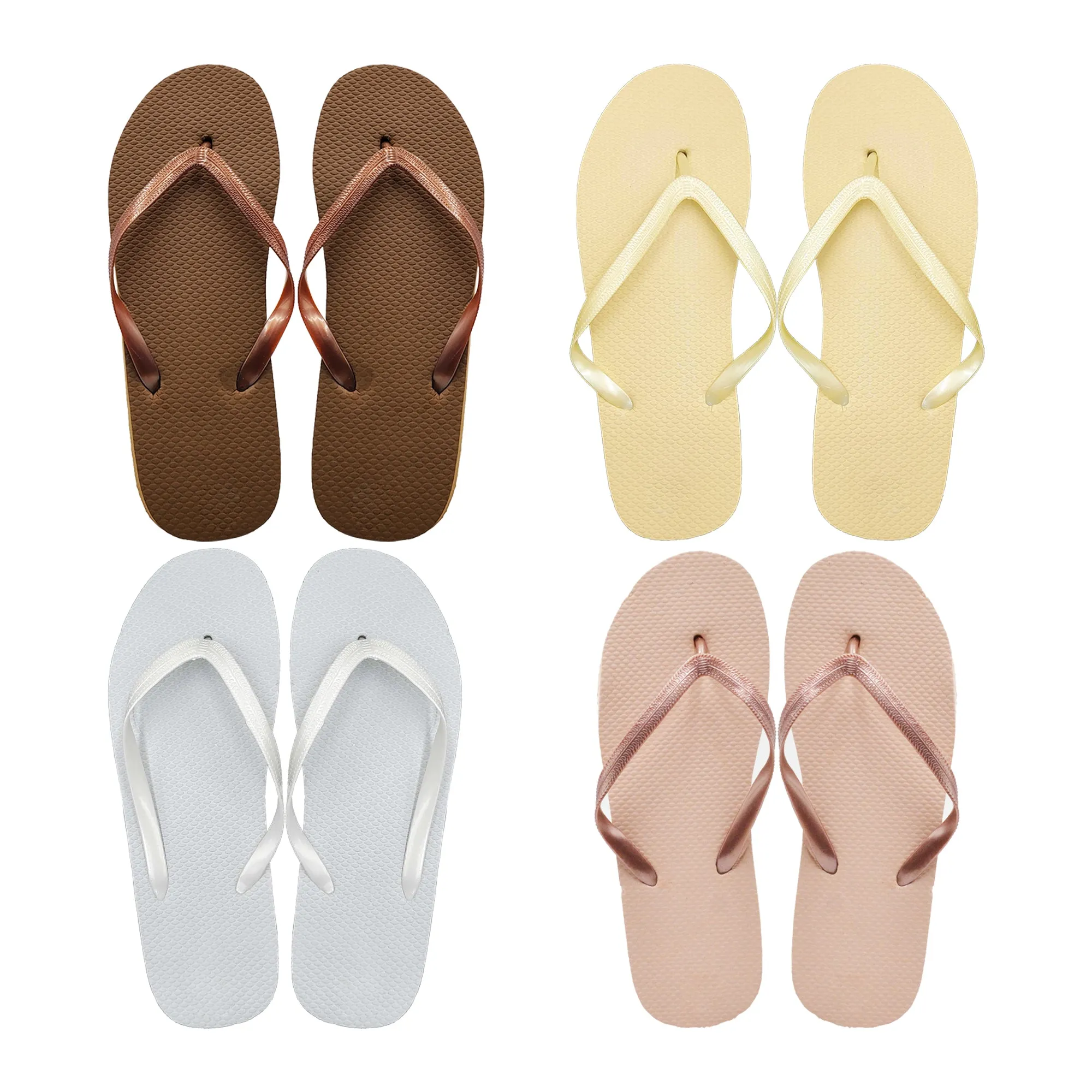 Metallic Flip Flops