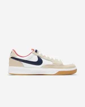 Nike SB Adversary Premium - White/Midnight Navy/