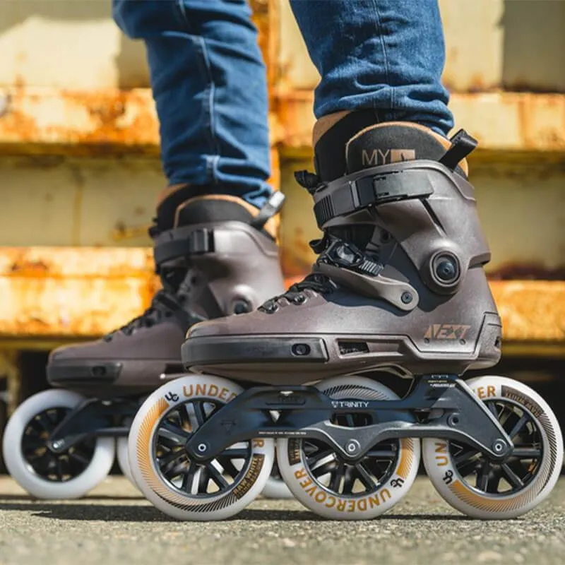 🔥Powerslide Next 125 Brown Skates