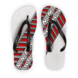 Red Tread Collection Kids Flip Flops