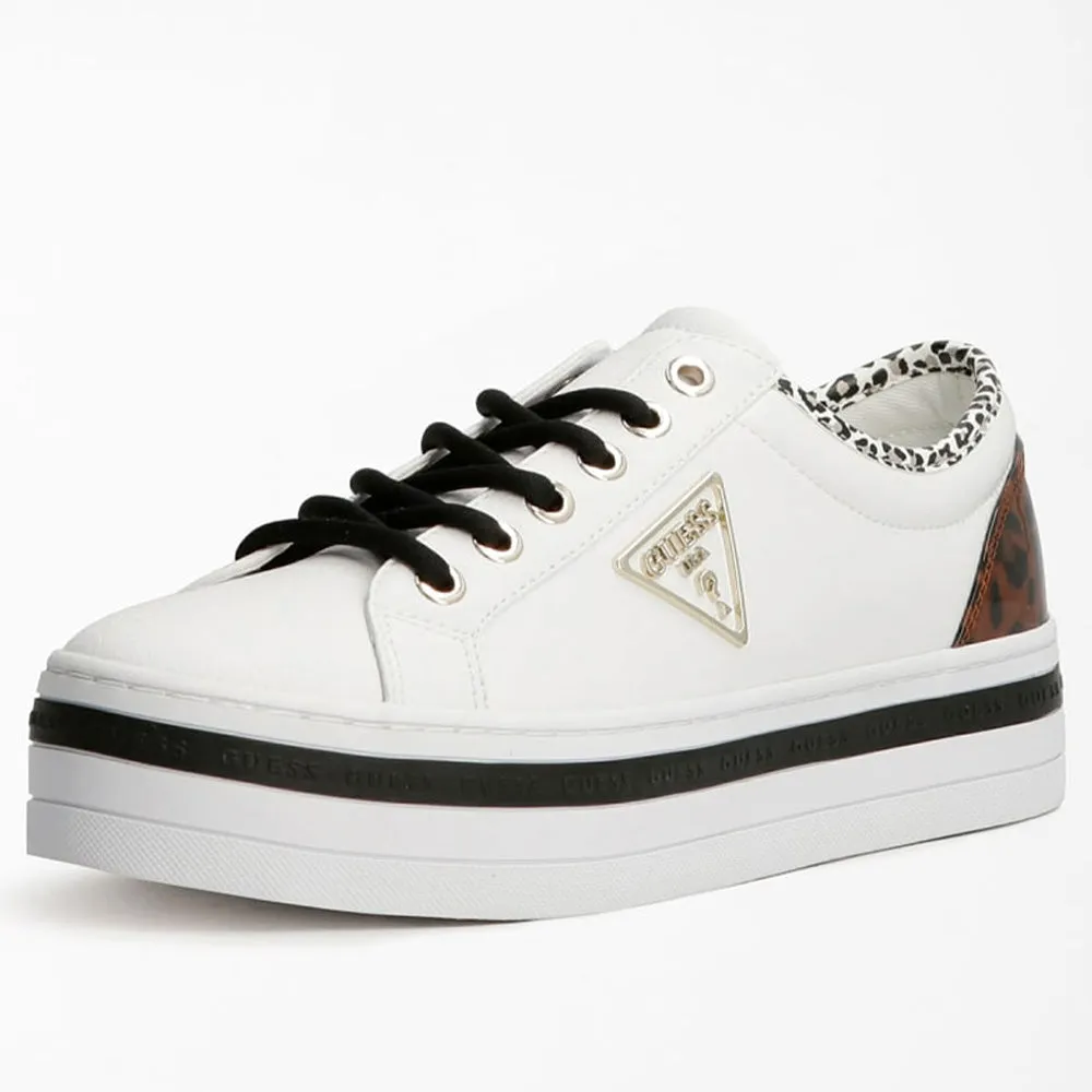 Scarpe Donna GUESS Sneakers Linea Bhania Colore White