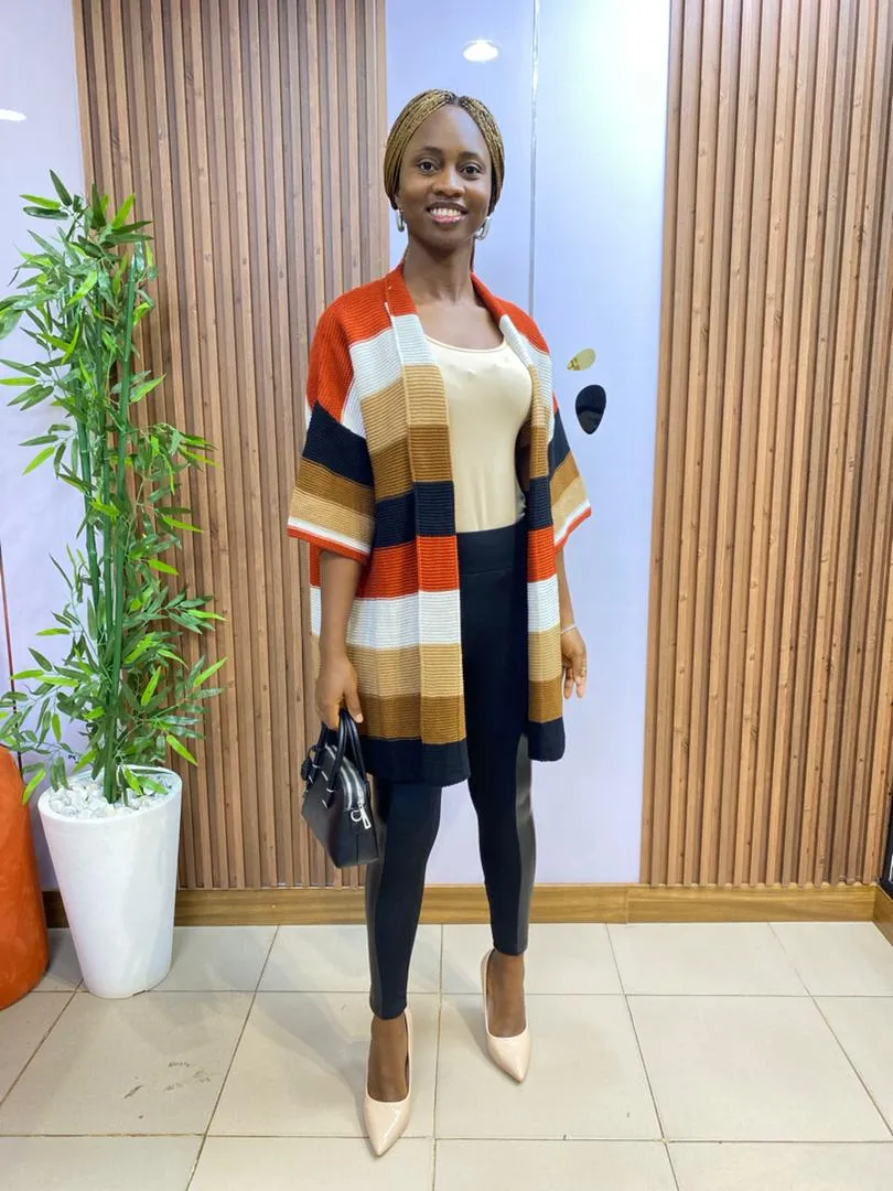 Striped Knit Cardigan - Cozy & Stylish Layers