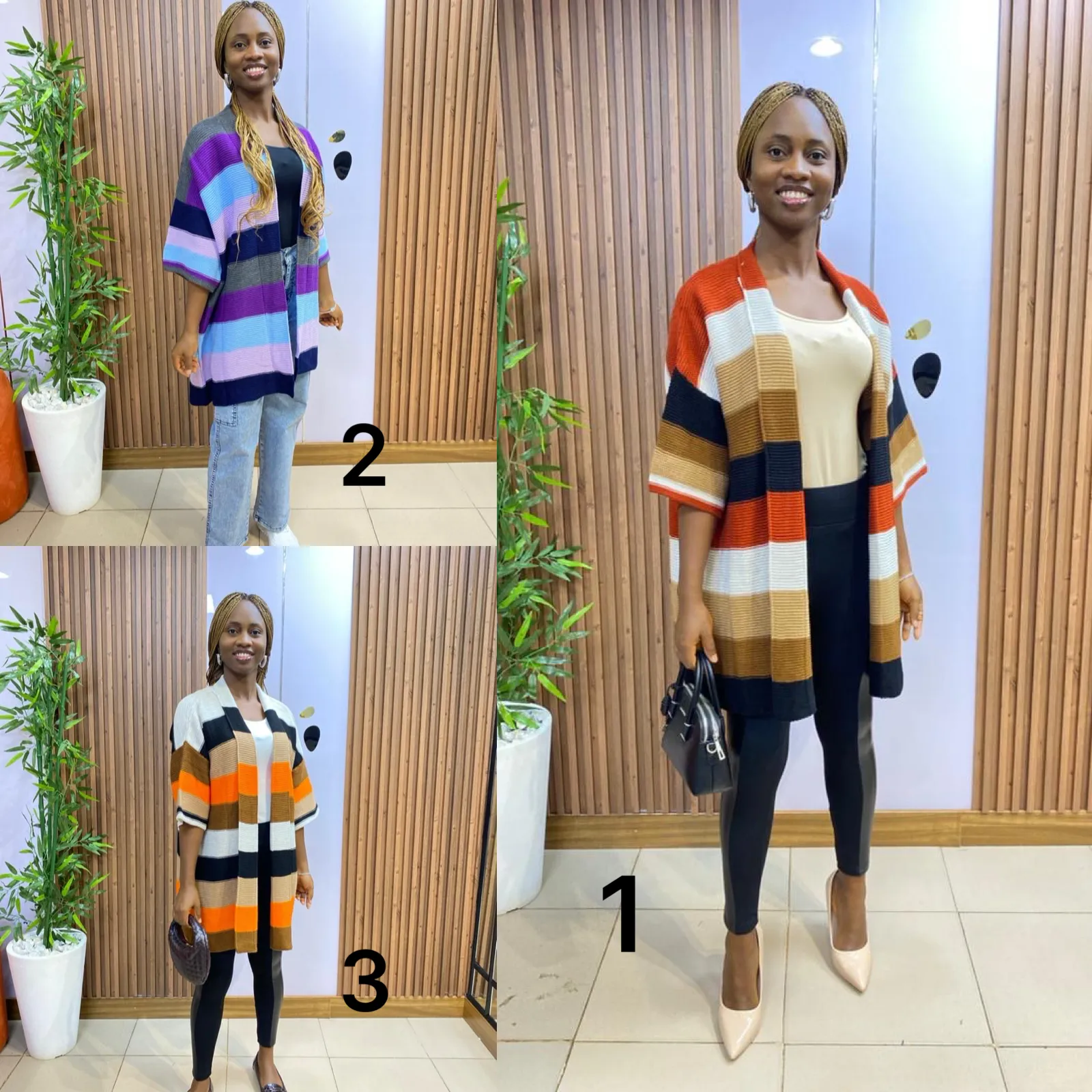 Striped Knit Cardigan - Cozy & Stylish Layers