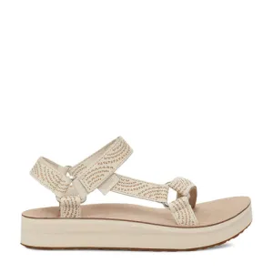 TEVA LADIES MIDFORM UNIVERSAL GEOMETRIC - WHITE SWAN