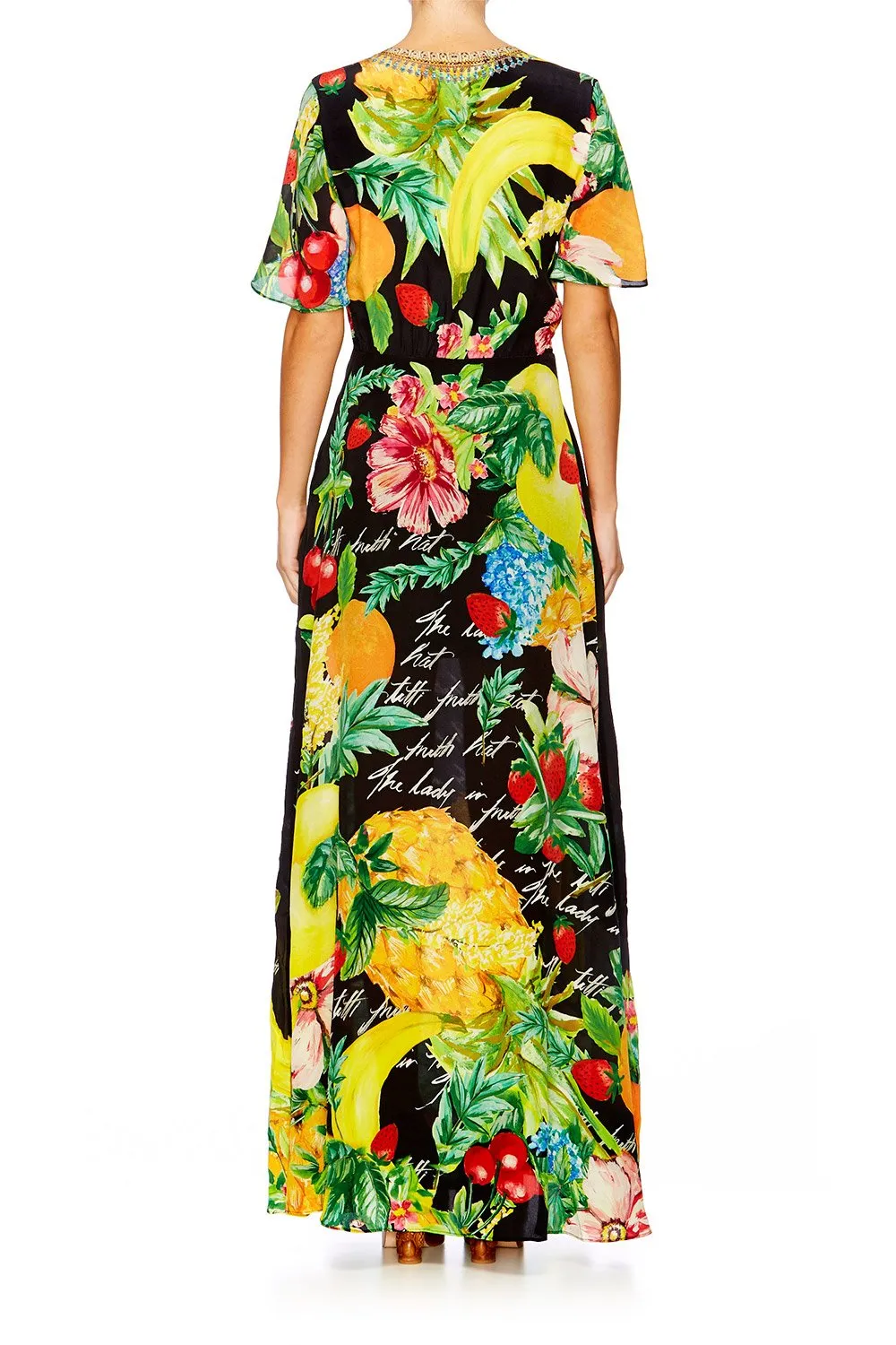 TIE FRONT MAXI DRESS CALL ME CARMEN