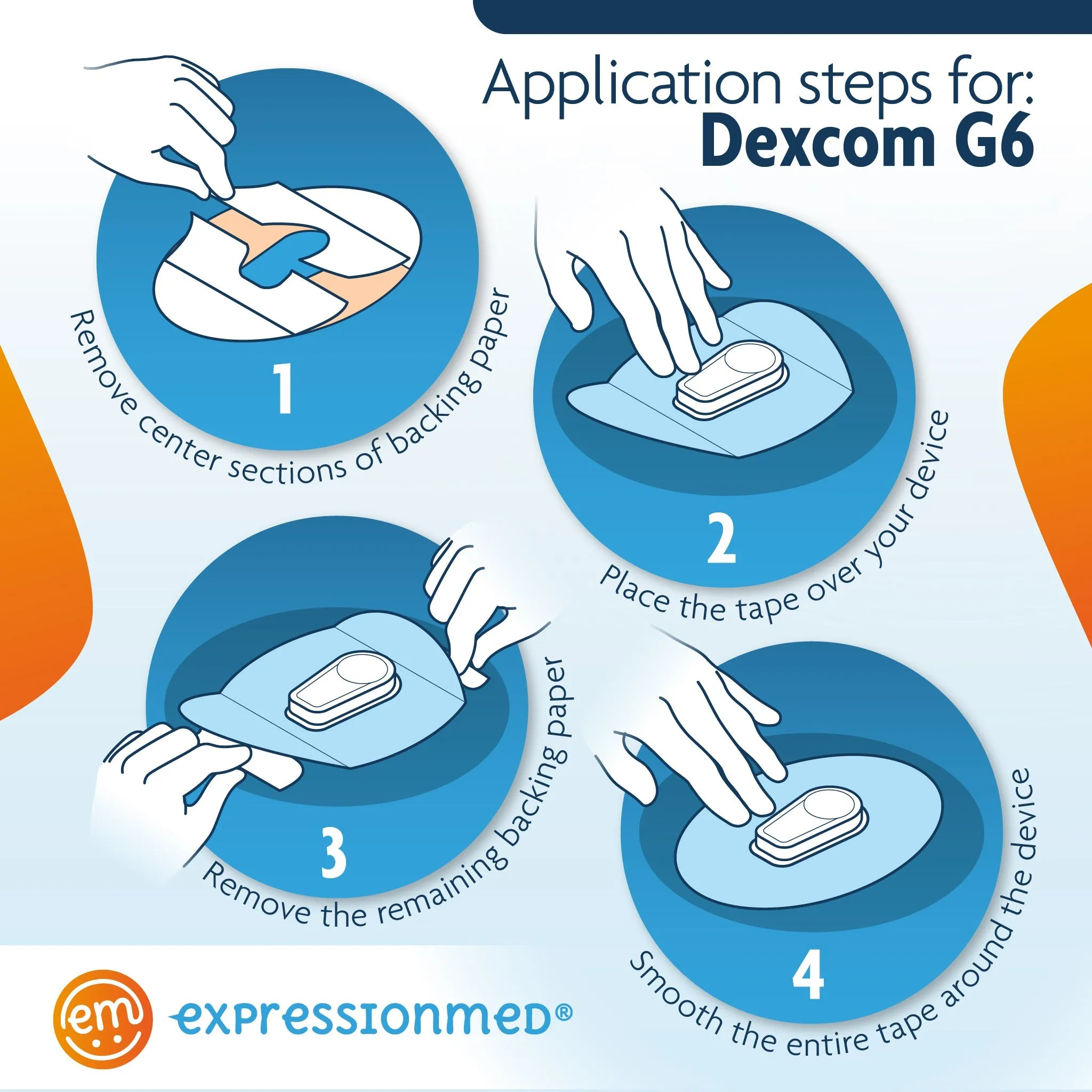 Time For the Beach Variety Pack Dexcom G6 Tape