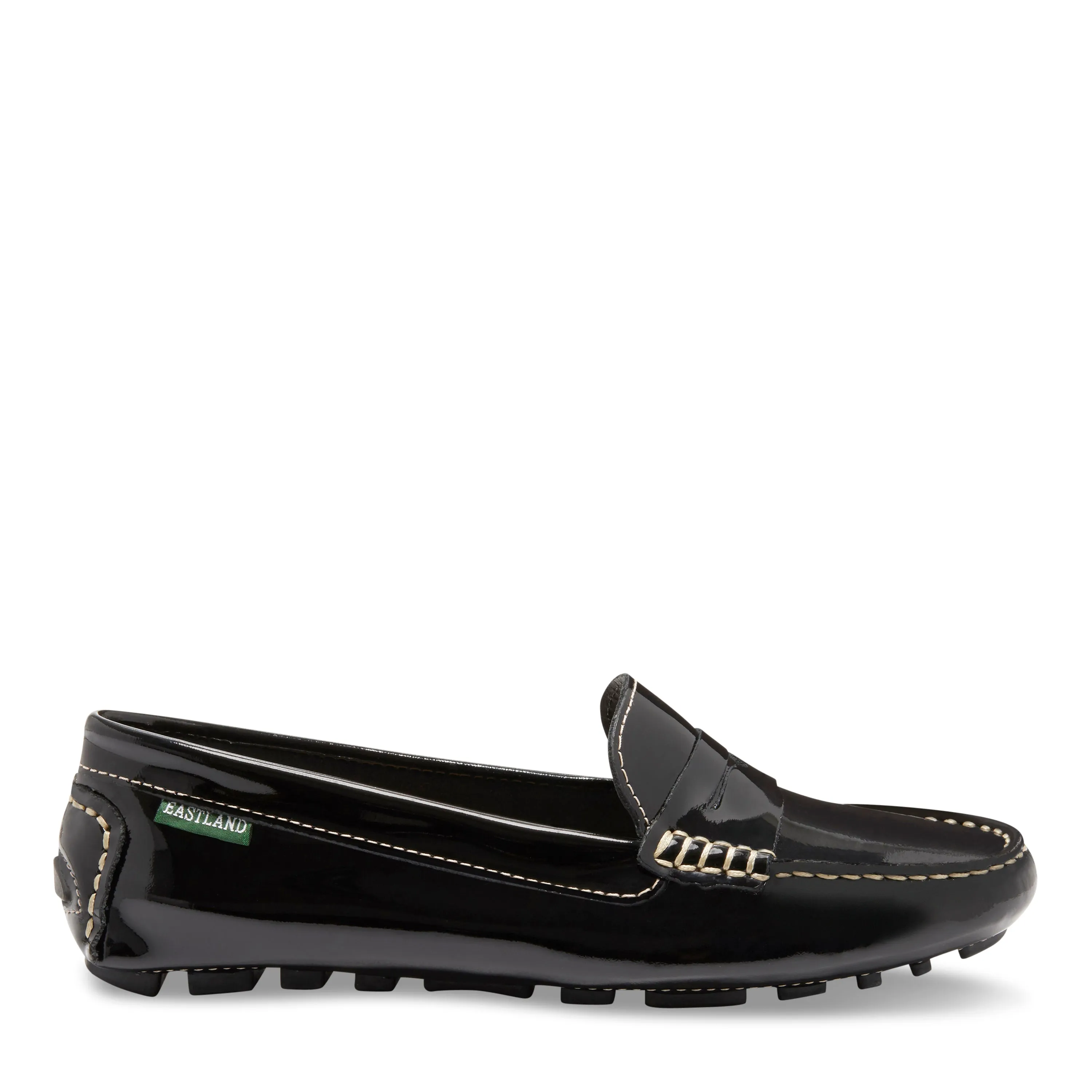 Women's Patricia Penny Loafer Driving Moc Black Patent