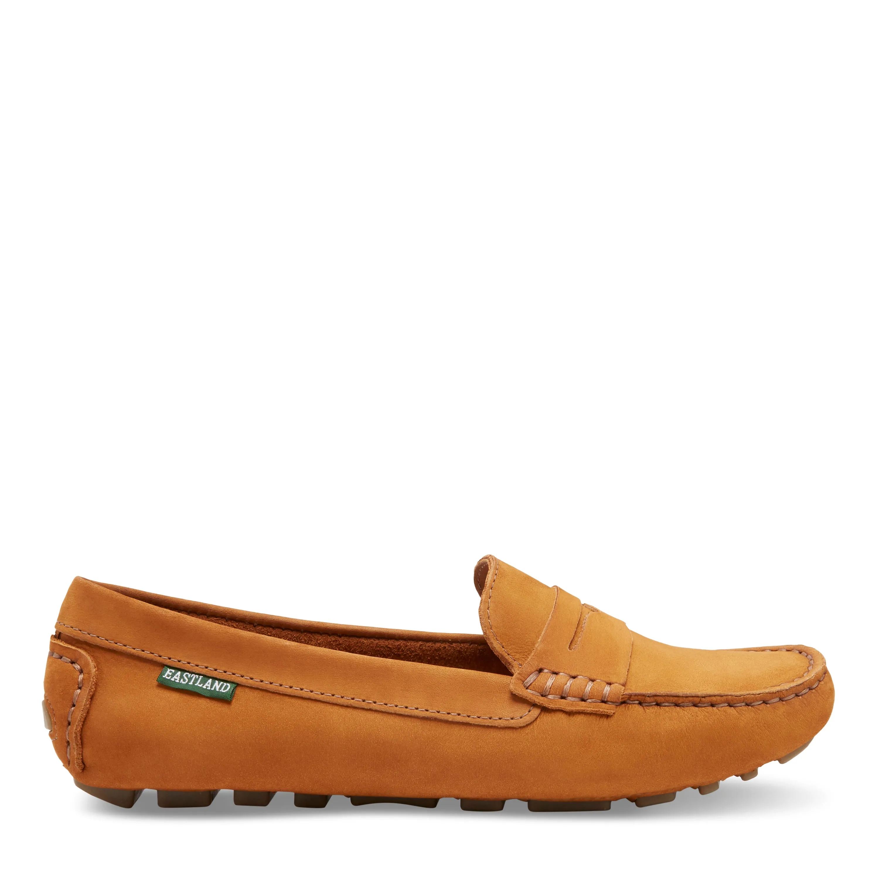 Women's Patricia Penny Loafer Driving Moc Tan Nubuc