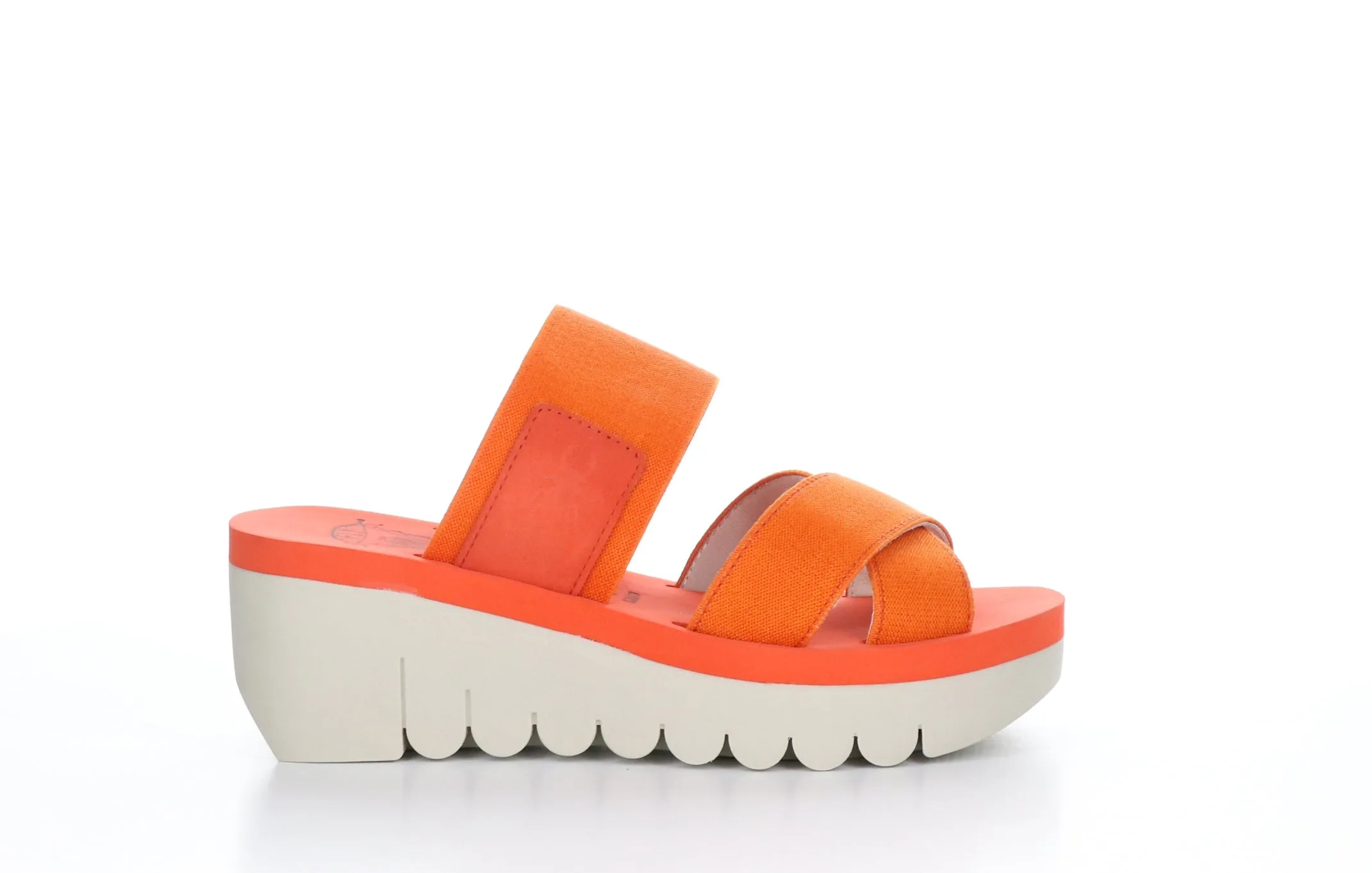 YABO593FLY Devil Red (Red) Strappy Mules