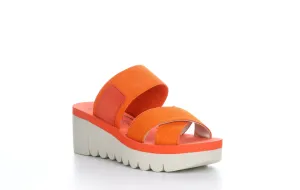 YABO593FLY Devil Red (Red) Strappy Mules
