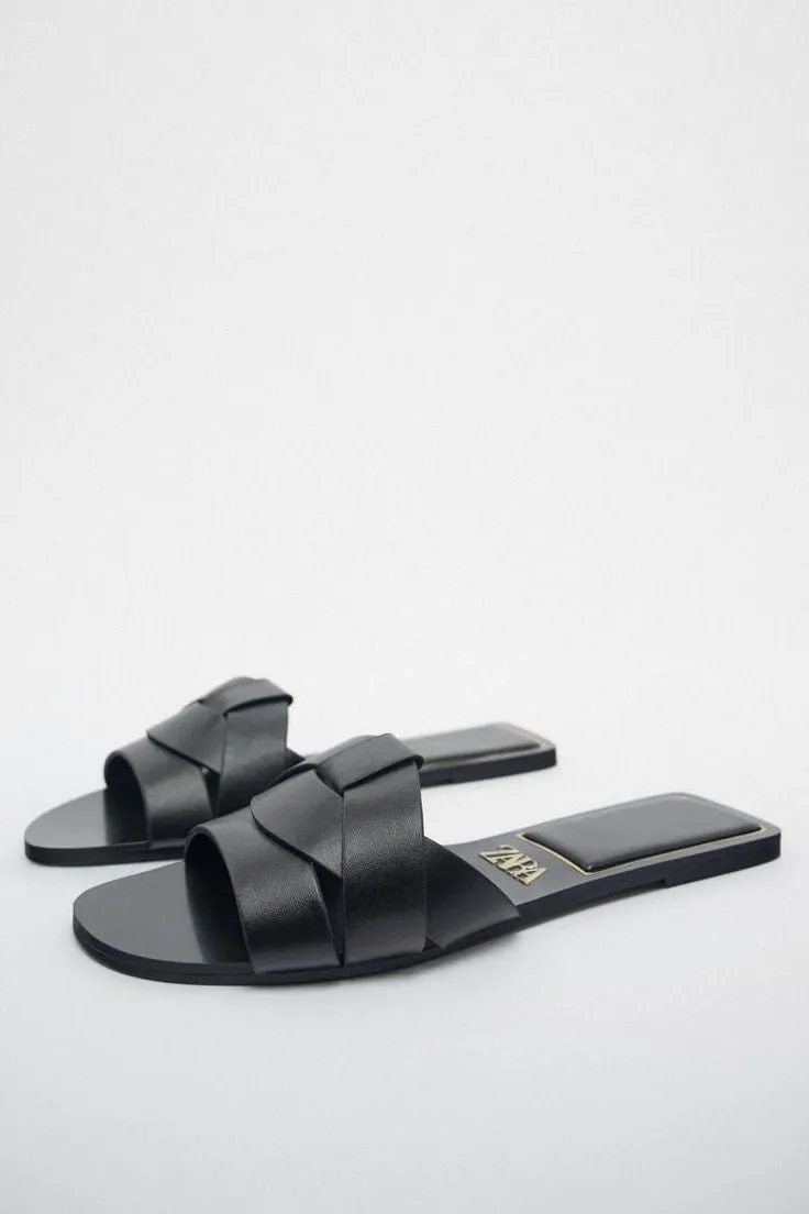 ZARA BASIC BLACK FLAT